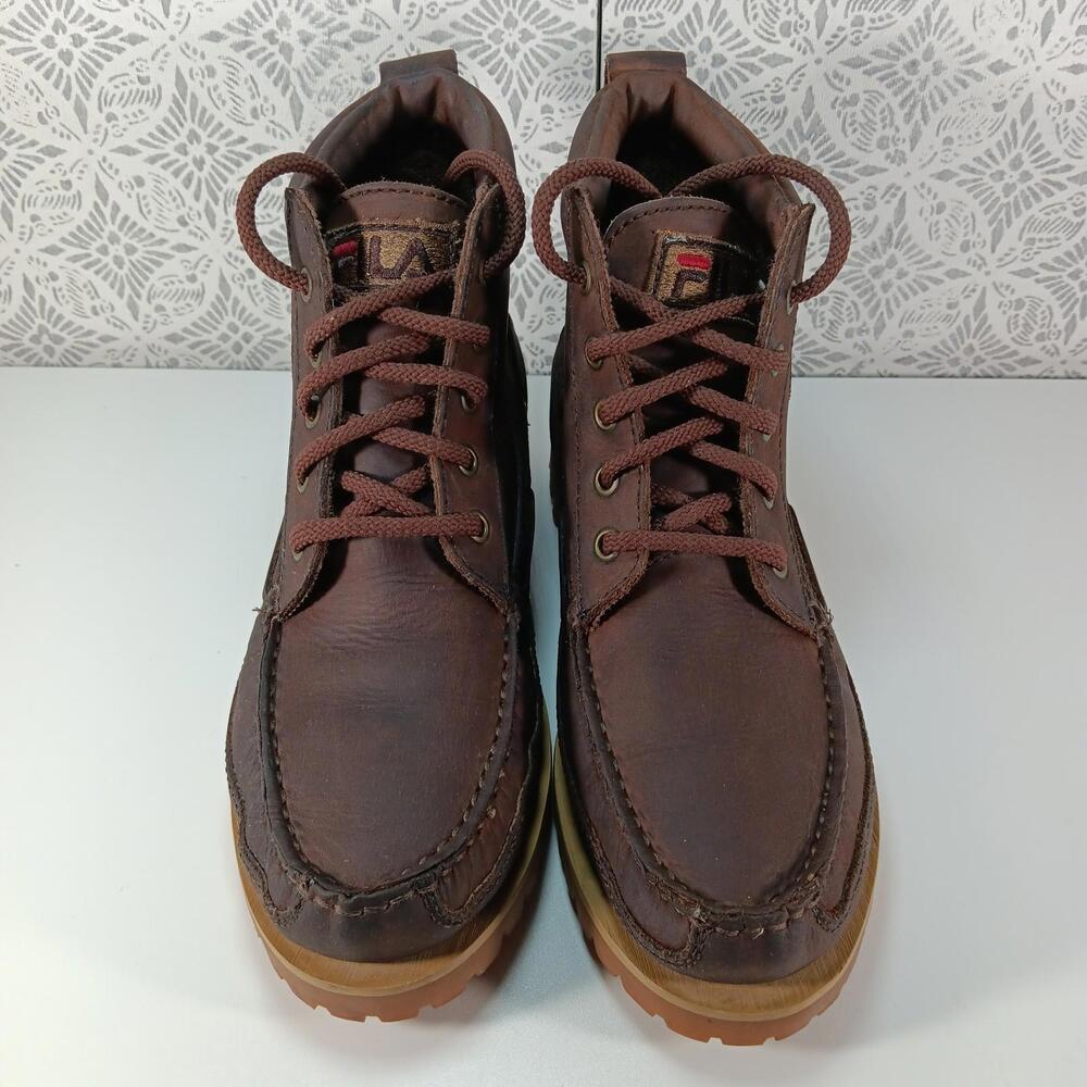 Fila Women's Leather Hiking Boot Made In BRAZIL. Ankle Boots Size 9